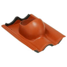 Dachówkowe przejście dachowe