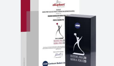 Budowlana Marka Roku 2020 dla Aluplast