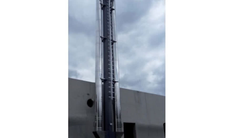 Przemysłowe kominy Jeremias ze stali - System FS-RM