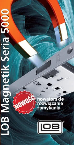 Zamki wpuszczane magnetyczne LOB Magnetik seria 5000