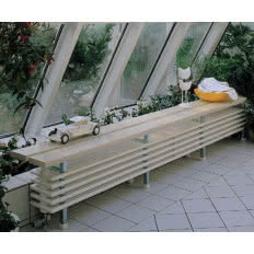 Grzejnik do zabudowy siedziska ZEHNDER CHARLESTON BANK-RADIATOR 