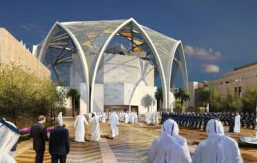 Kopuła, która wyróżni budynek parlamentu Zjednoczonych Emiratów Arabskich