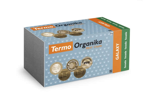 Szary styropian GALAXY fasada