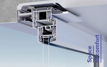 Nawiewnik powietrza zintegrowany z oknem