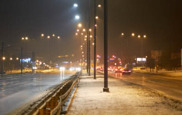 Instalacja LED firmy Philips oświetla ulicę w Krakowie