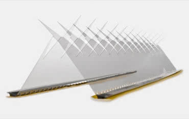 Odstrasz ptaki z dachów i parapetów z taśmą 3M