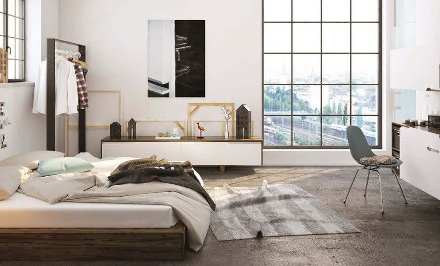 Rozświetlenie pomieszczeń z użyciem białej farby