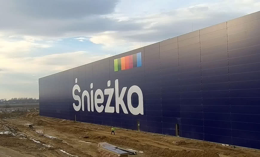 Śnieżka rozpoczyna kolejny etap budowy Centrum Logistycznego