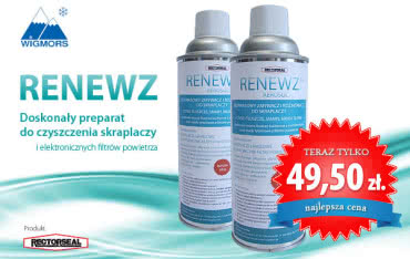 Aerozol do czyszczenia skraplaczy Renewz - teraz za 45 zł.!