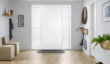 Antywłamaniowe drzwi zewnętrzne ThermoSafe Hybrid od firmy Hörmann