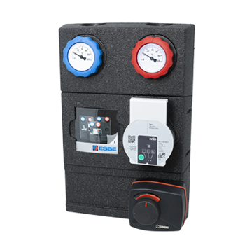 Grupa pompowa, z zaworem mieszającym i siłownikiem GRA200, GRA300