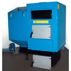 Kotły na eko-groszek z podajnikiem ślimakowym typu JRR