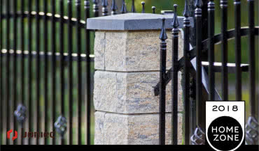 Ogrodzenie łupane GORC® firmy JONIEC® docenione przez jury projektu HOME ZONE Jakość i Niezawodność 2018