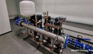 Pionowe pompy wielostopniowe EVMS 