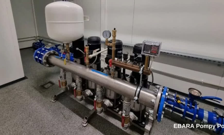 Pionowe pompy wielostopniowe EVMS 