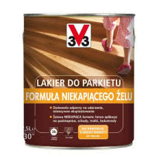 Lakier do parkietu formuła niekapiącego żelu