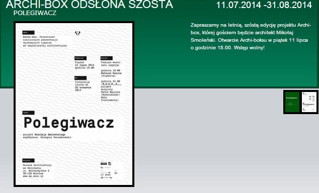 Kronopol partnerem Muzeum Architektury we Wrocławiu