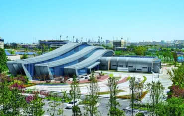 Oczyszczalnia ścieków w Pohang City z blachą Rheinzink