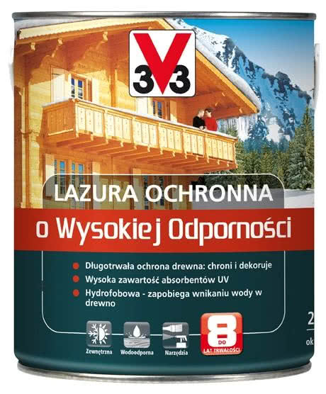 Lazura ochronna o wysokiej odporności