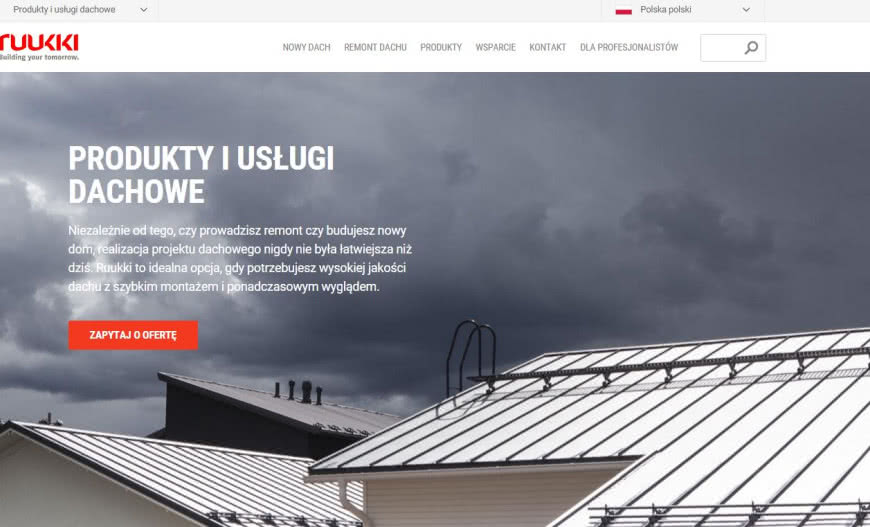 Nowa strona internetowa RUUKKI!