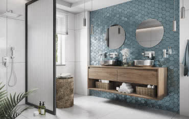 Kryształowa elegancja w łazience