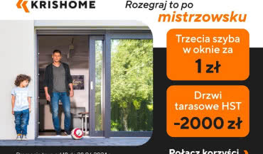 Wygraj mecz o ciepły dom! Okna KRISHOME w super cenach!