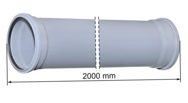 Rury dwukielichowe kanalizacji wewnętrznej