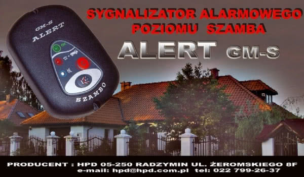 Sygnalizator napełnienia szamba ALERT GM-S II