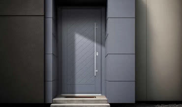 Nowość - drzwi wejściowe SOLANO 82 PVC 