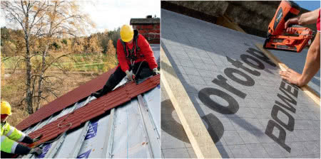 Często remont dachu obejmuje nie tylko wymianę pokrycia ale również podkładu i izolacji dachu