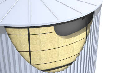 Płyty Paroc Pro Slab do izolacji zbiorników magazynujących i kotłów energetycznych