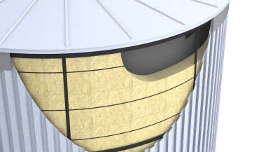 Płyty Paroc Pro Slab do izolacji zbiorników magazynujących i kotłów energetycznych