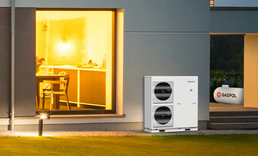 Układ połączony - pompa ciepła i instalacja LPG 