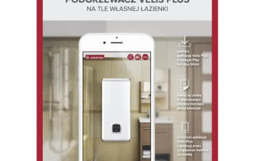 Aplikacja mobilna ułatwiająca wybór urządzenia Ariston