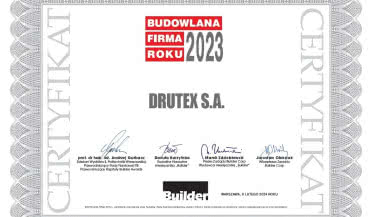 DRUTEX “Budowlaną Firmą Roku” 