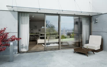 Wybór drzwi podnoszono-przesuwnych marki Aluprof