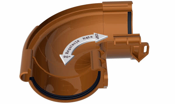 Narożnik zewnętrzny regulowany w kącie