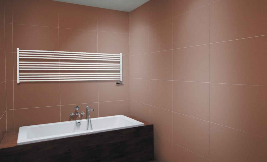 Nowy trend - poprzeczne grzejniki łazienkowe