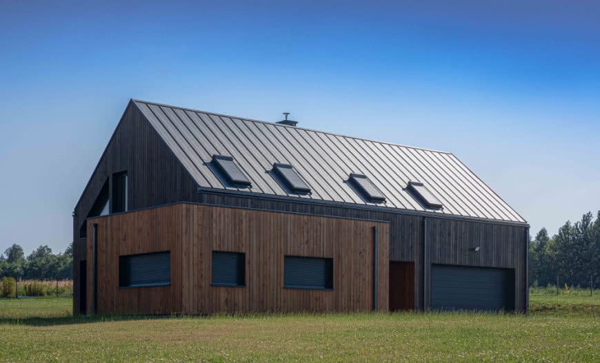 Nowoczesne dachy – w modzie minimalizm 