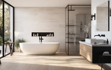 Trendy wnętrzarskie 2024: szkło na pierwszym planie!