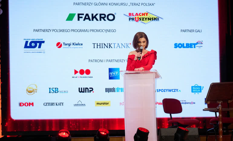 FAKRO obecne na Gali 36. edycji Konkursu „Teraz Polska” jako Partner Główny wydarzenia 