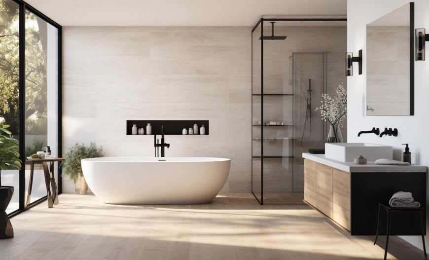 Trendy wnętrzarskie 2024: szkło na pierwszym planie!