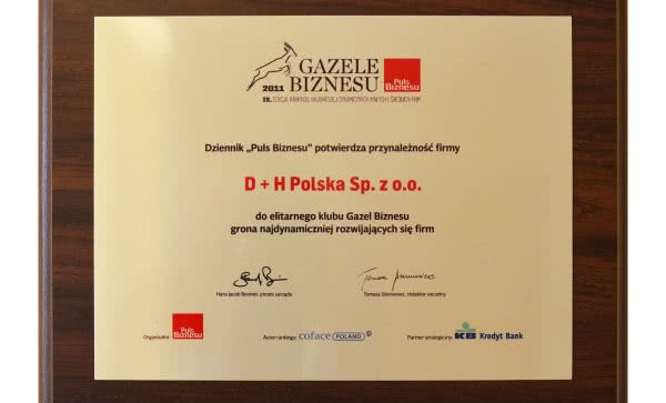 Gazela Biznesu dla D+H