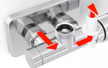 Zawór termostatyczny z rurką zanurzeniową: sprytne przyłącze do grzejników