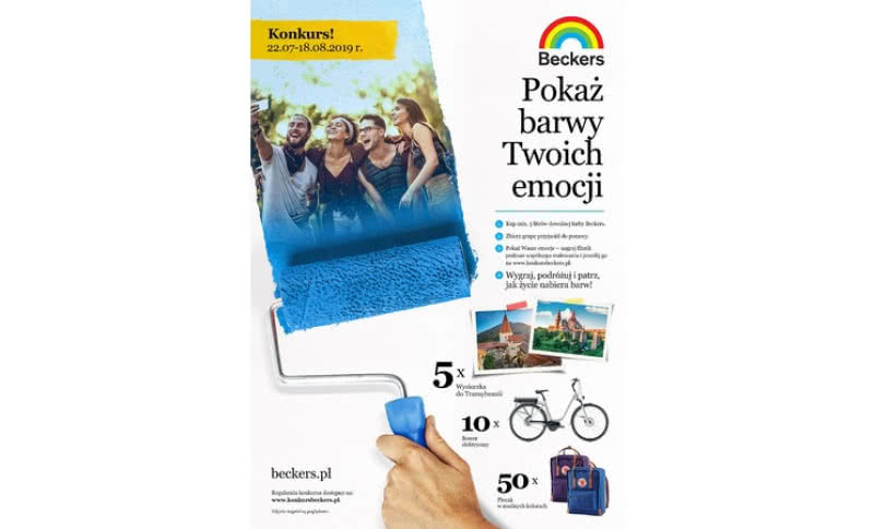 Konkurs marki Beckers dla klientów - do wygrania wycieczki i rowery