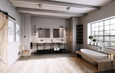 Wygodna łazienka dla dwojga. Zainspiruj się! 