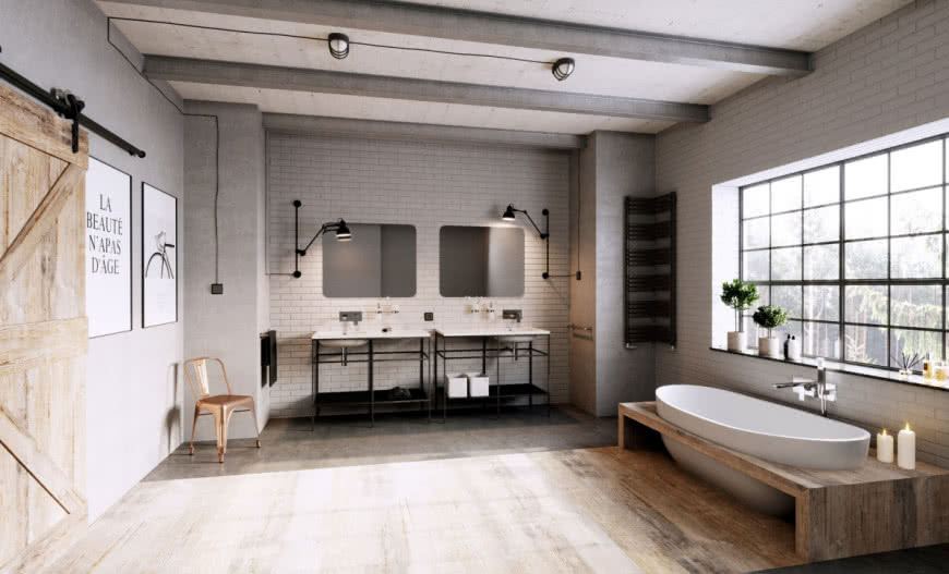 Wygodna łazienka dla dwojga. Zainspiruj się! 