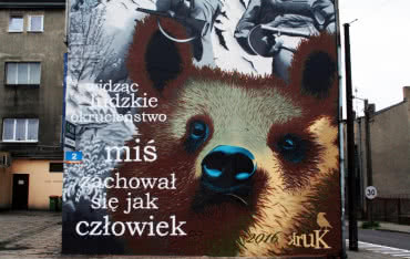 Mural z wykorzystaniem produktów Farby KABE Polska