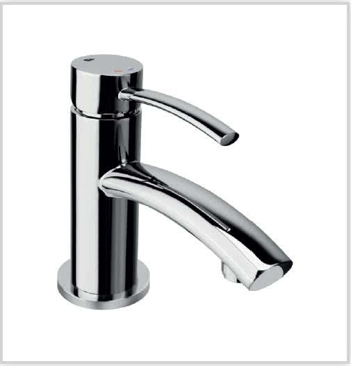 Bateria umywalkowa niska z kolekcji Chroma