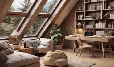 Jak urządzić biuro na poddaszu - praktyczne porady i inspiracje